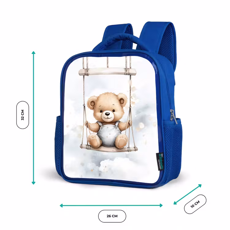 Kinderrucksack - Blau - Bär - Baby - Tier - Kinder — 6