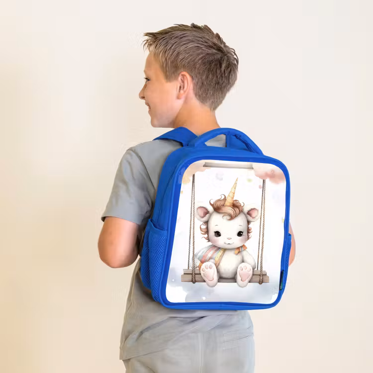 Kinderrucksack - Blau - Einhorn - Tier - Kinder - Einhorn — 2