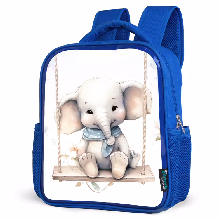 Kinderrucksack - Blau - Elefant - Tier - Kinder — 7