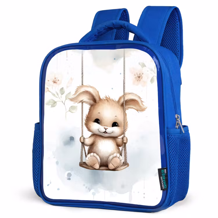 Kinderrucksack - Blau - Kaninchen - Babytier - Kinder — 7