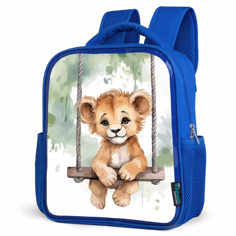 Kinderrucksack - Blau - Löwe - Tier - Kinder - Dschungel — 7