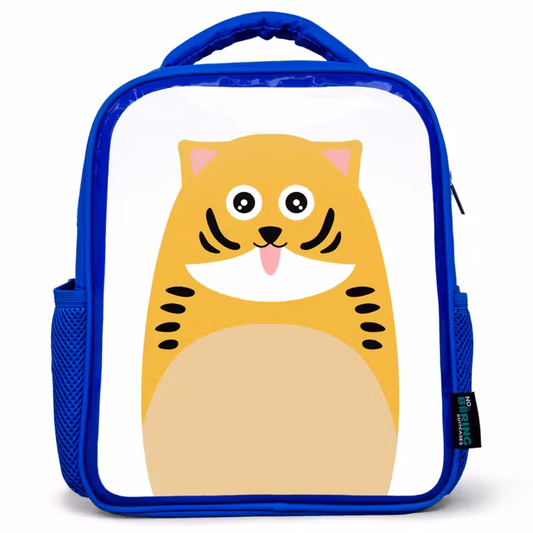 Kinderrucksack - Blau - Tierporträt - Katze - Kinder — 1