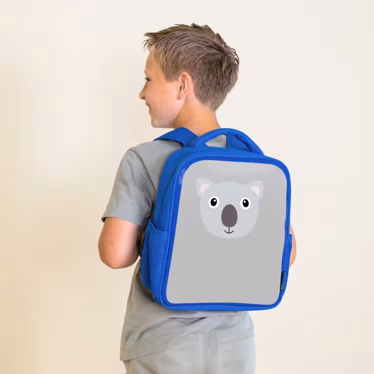 Kinderrucksack - Blau - Tierporträt - Koala - grau — 2