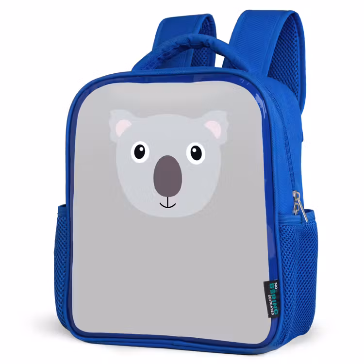 Kinderrucksack - Blau - Tierporträt - Koala - grau — 7