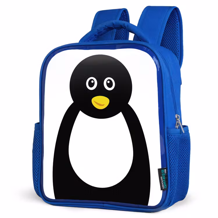 Kinderrucksack - Blau - Tierporträt - Pinguin - Kinder — 7