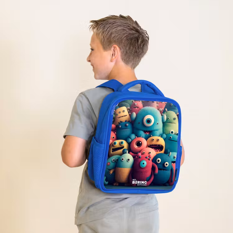 Kinderrucksack - Blau - Weiche und konvexe Proben — 2
