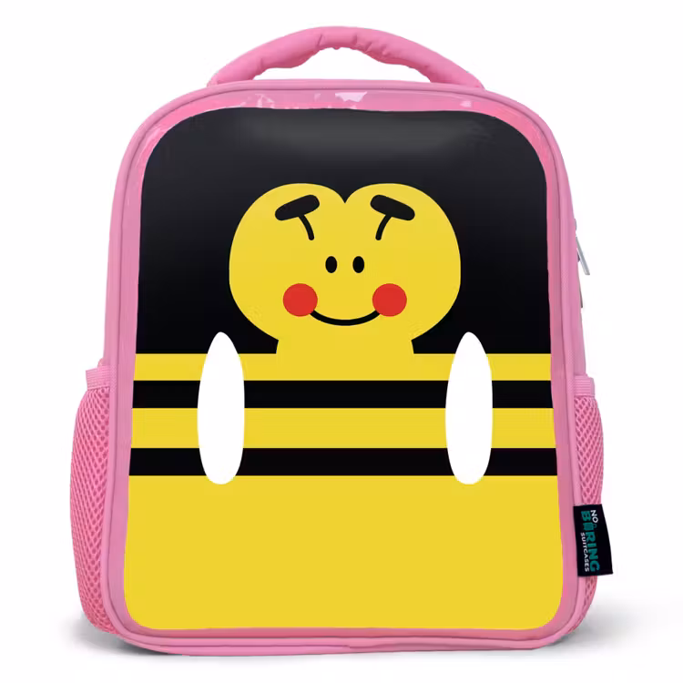 Kinderrucksack - Rosa - Tierporträt - Biene - gelb — 1