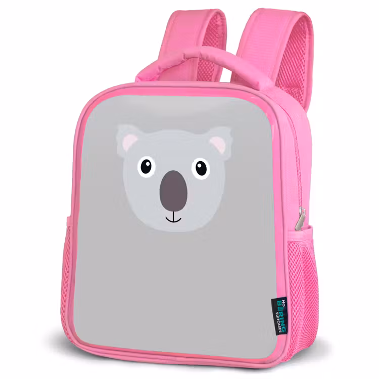 Kinderrucksack - Rosa - Tierporträt - Koala - grau — 4