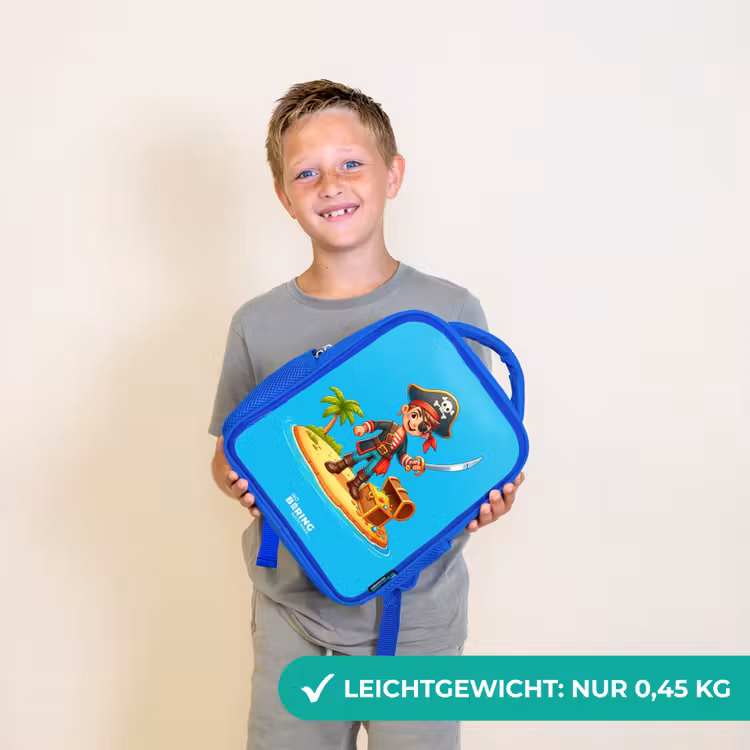 Kinderrucksack - Blau - Pirat bereit zum Plündern — 4