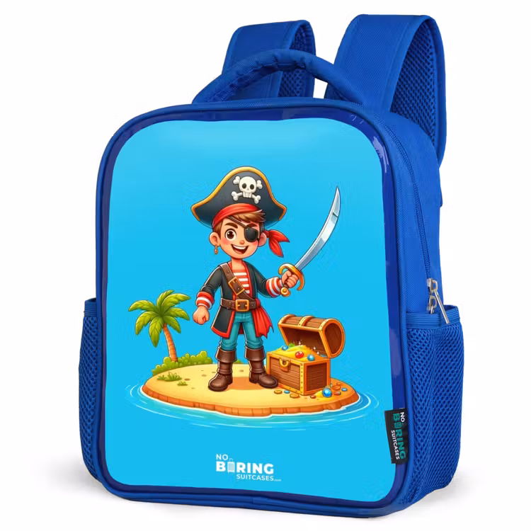 Kinderrucksack - Blau - Pirat bereit zum Plündern — 7