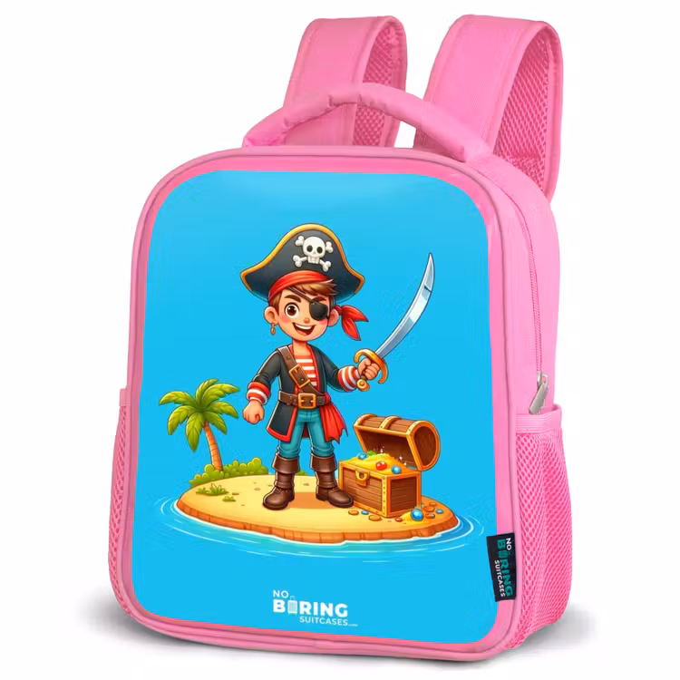 Kinderrucksack - Rosa - Pirat bereit zum Plündern — 4
