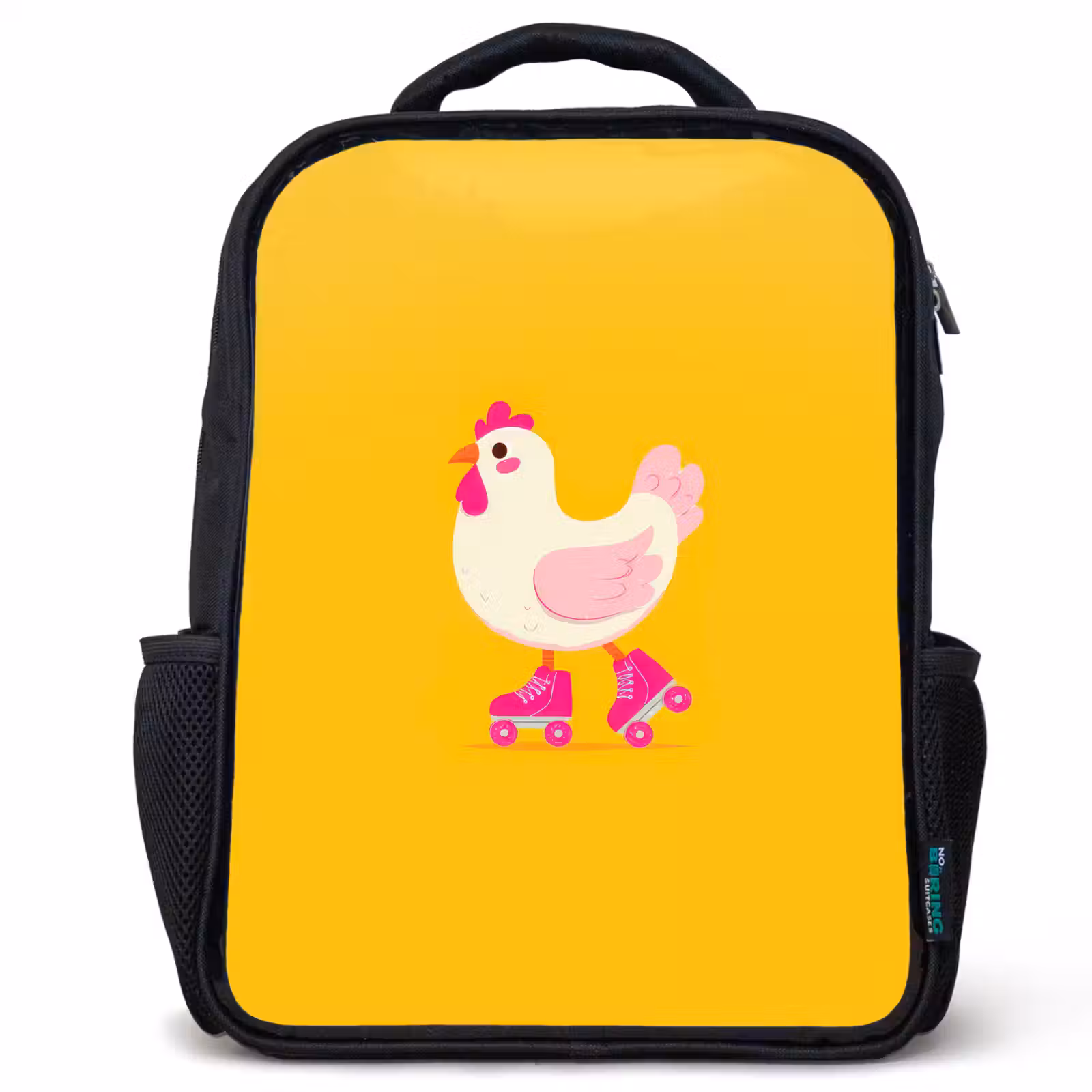 Kinderrucksack - Schwarz - Kip - Rollschuhe - Gelb — 1