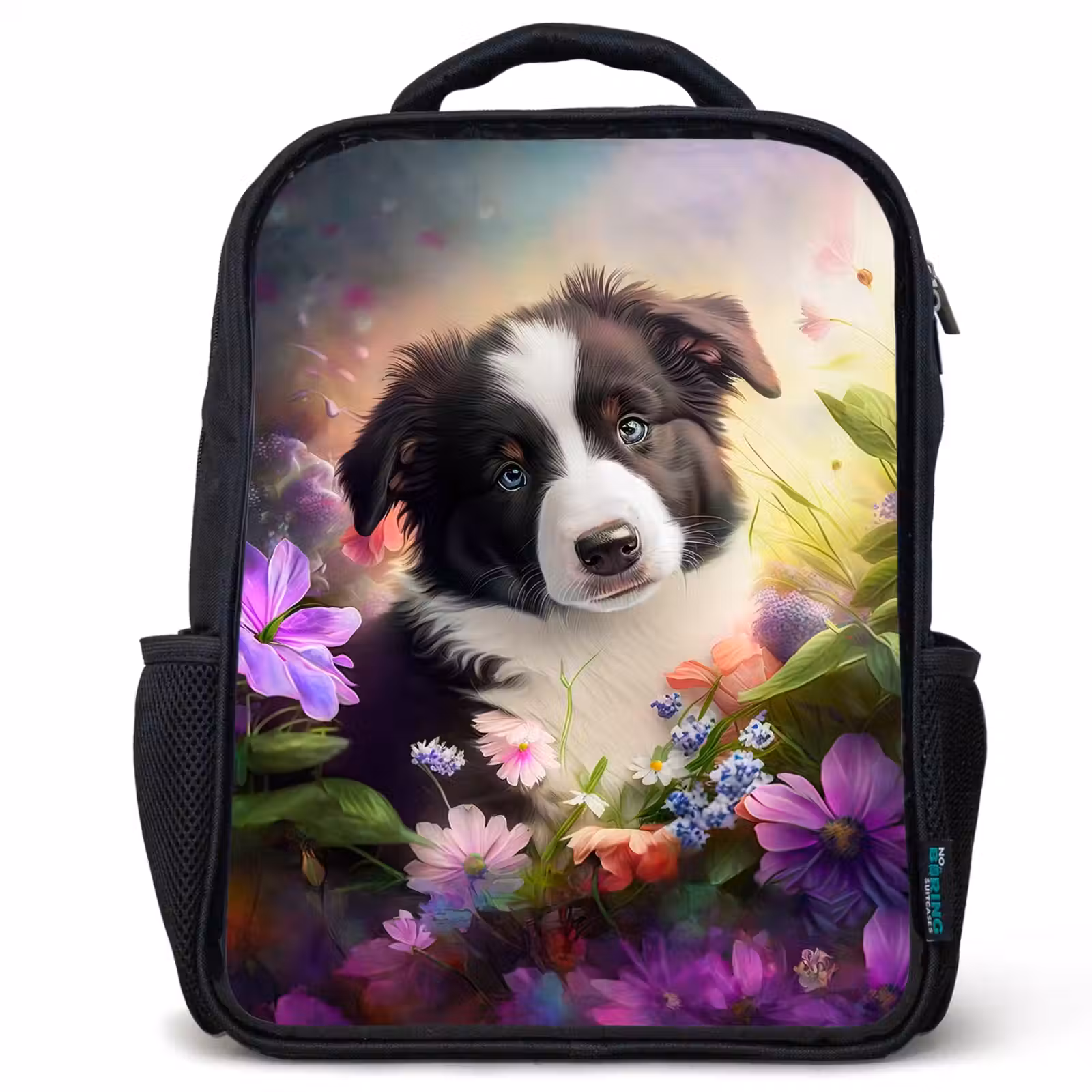 Kinderrucksack - Schwarz - Lasse der kleine Hund — 1