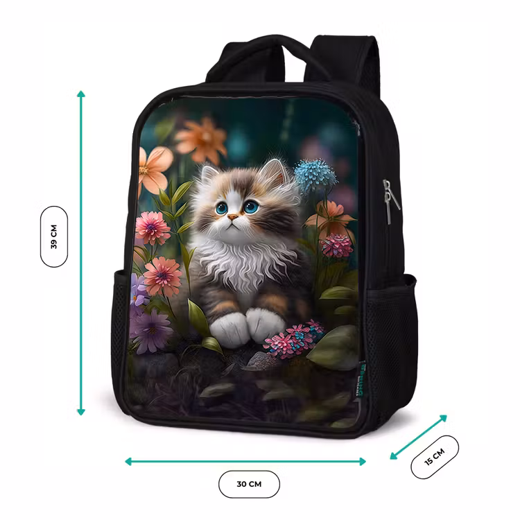 Kinderrucksack - Schwarz - Knuddeliger Sjakie — 6