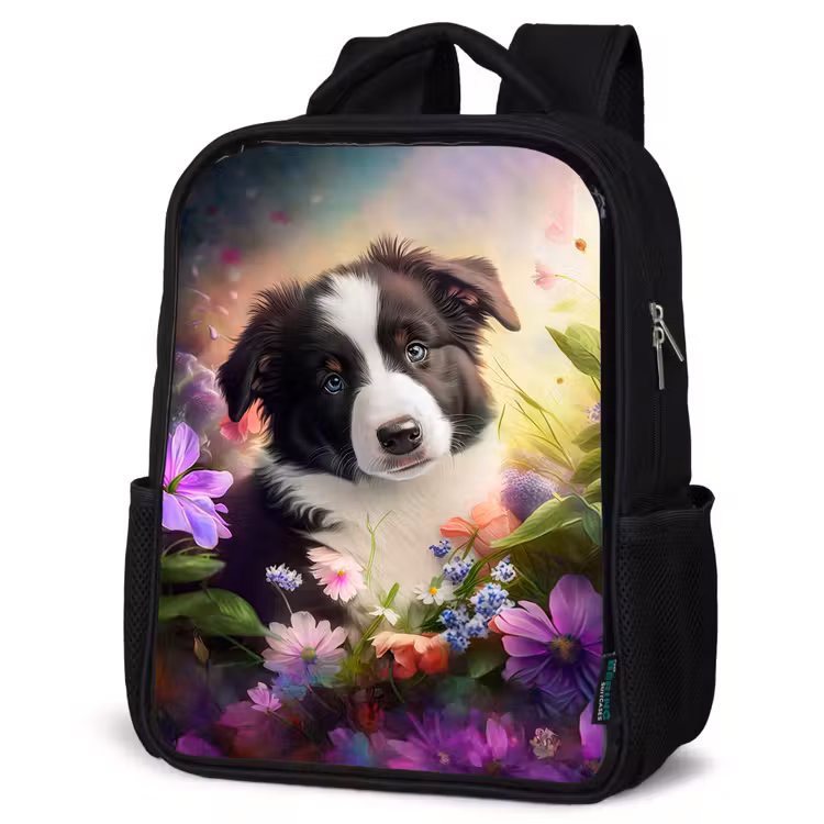 Kinderrucksack - Schwarz - Lasse der kleine Hund — 4