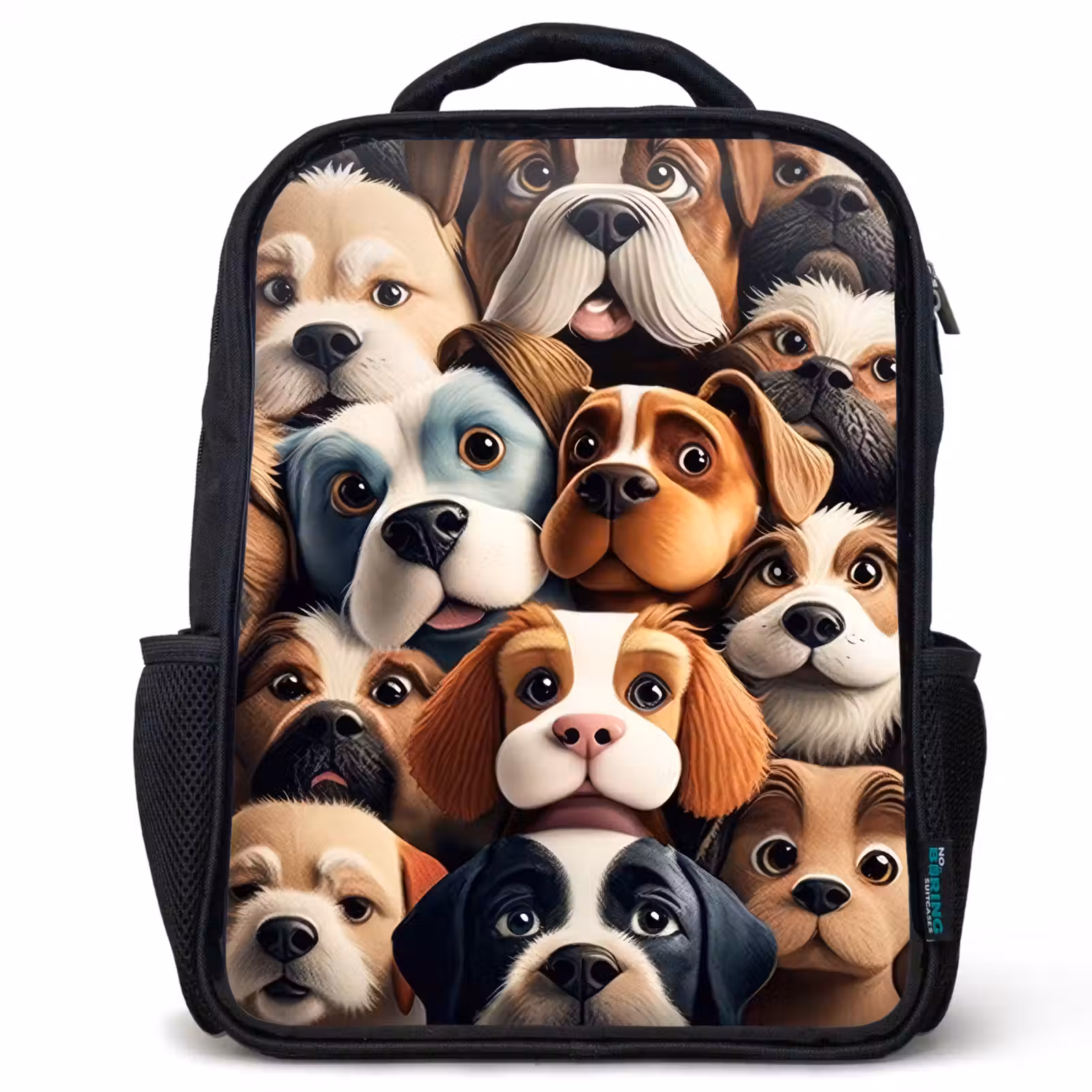 Kinderrucksack - Schwarz - Kläffende Bande — 1