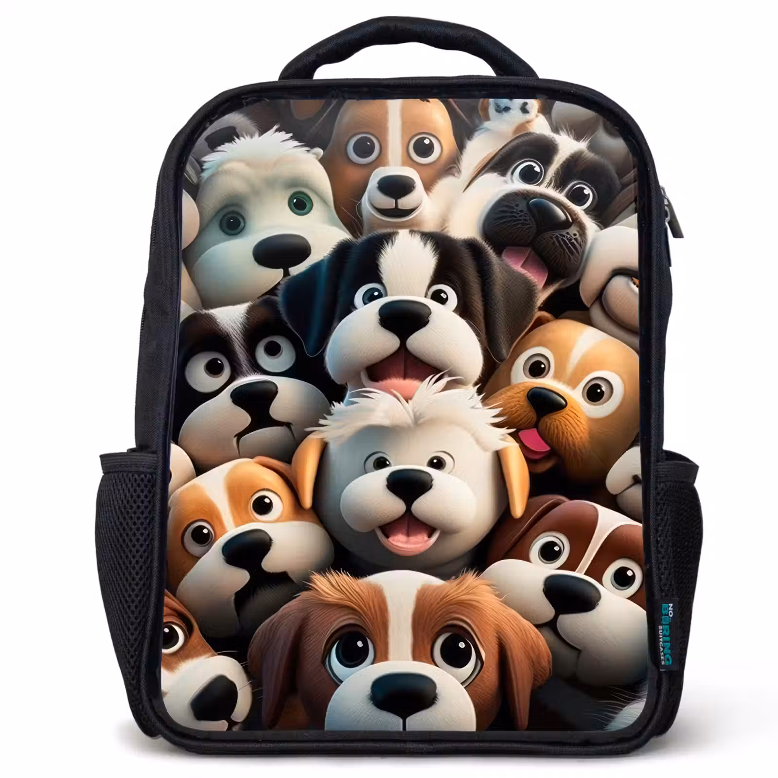Kinderrucksack - Schwarz - Kläffende Bengels — 1