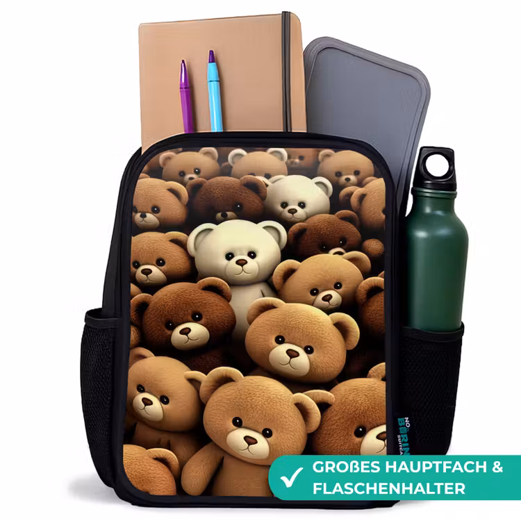 Kinderrucksack - Schwarz - Richtig gemütlich — 8