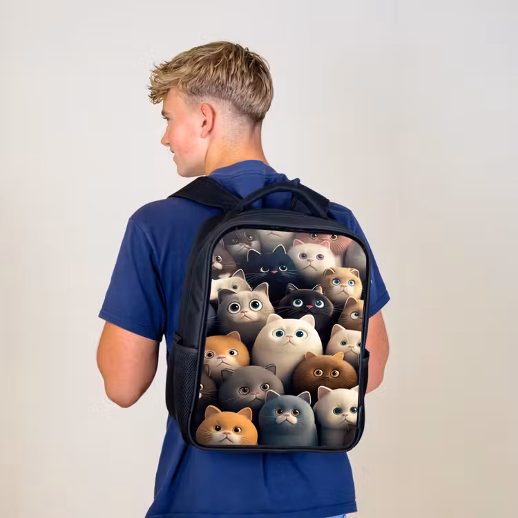 Kinderrucksack - Schwarz - Catcall — 3