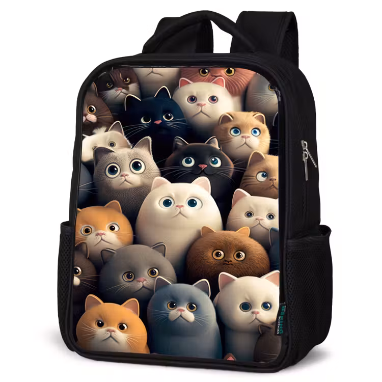 Kinderrucksack - Schwarz - Catcall — 4
