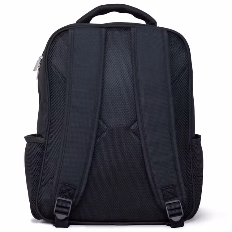 Kinderrucksack - Schwarz - Dino - Herz - Muster - Rosa - Mädchen - Dinosaurier — 2