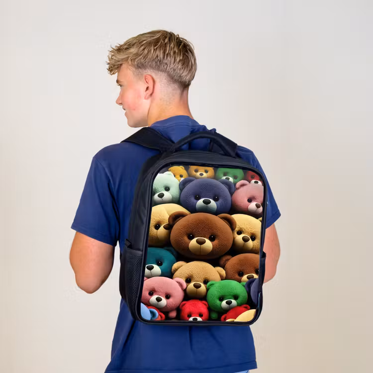 Kinderrucksack - Schwarz - Elster-Bande — 3