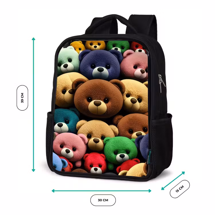 Kinderrucksack - Schwarz - Elster-Bande — 6