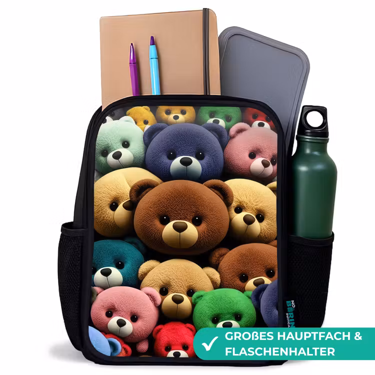 Kinderrucksack - Schwarz - Elster-Bande — 8