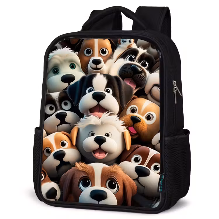 Kinderrucksack - Schwarz - Kläffende Bengels — 4