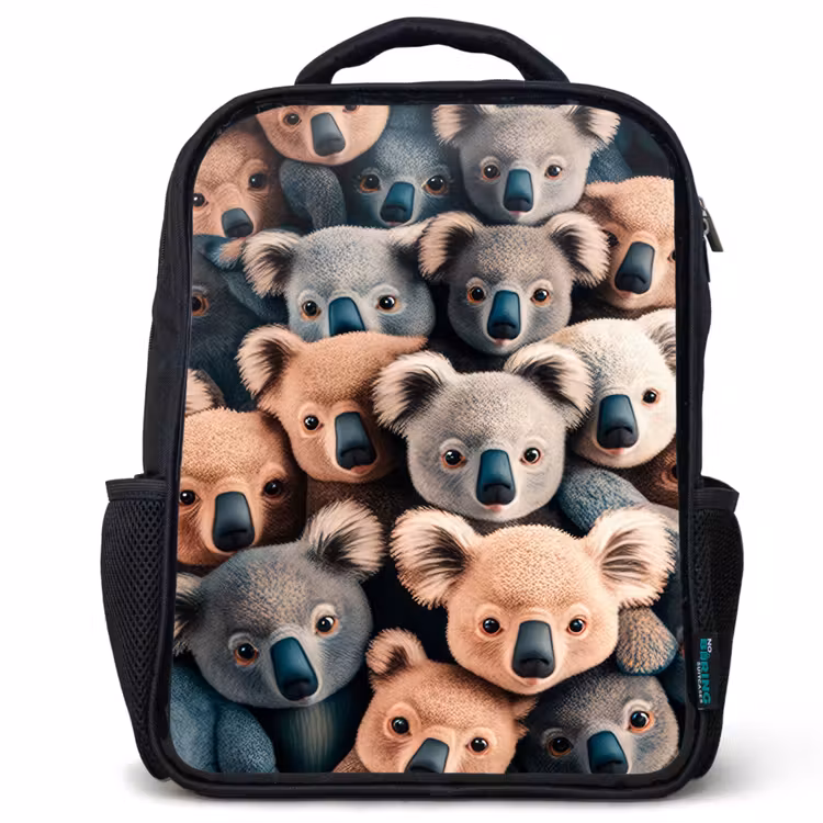 Kinderrucksack - Schwarz - Koala-Kapriolen — 1