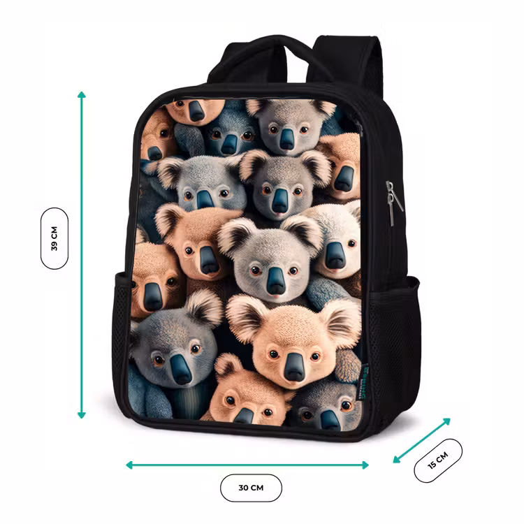 Kinderrucksack - Schwarz - Koala-Kapriolen — 6