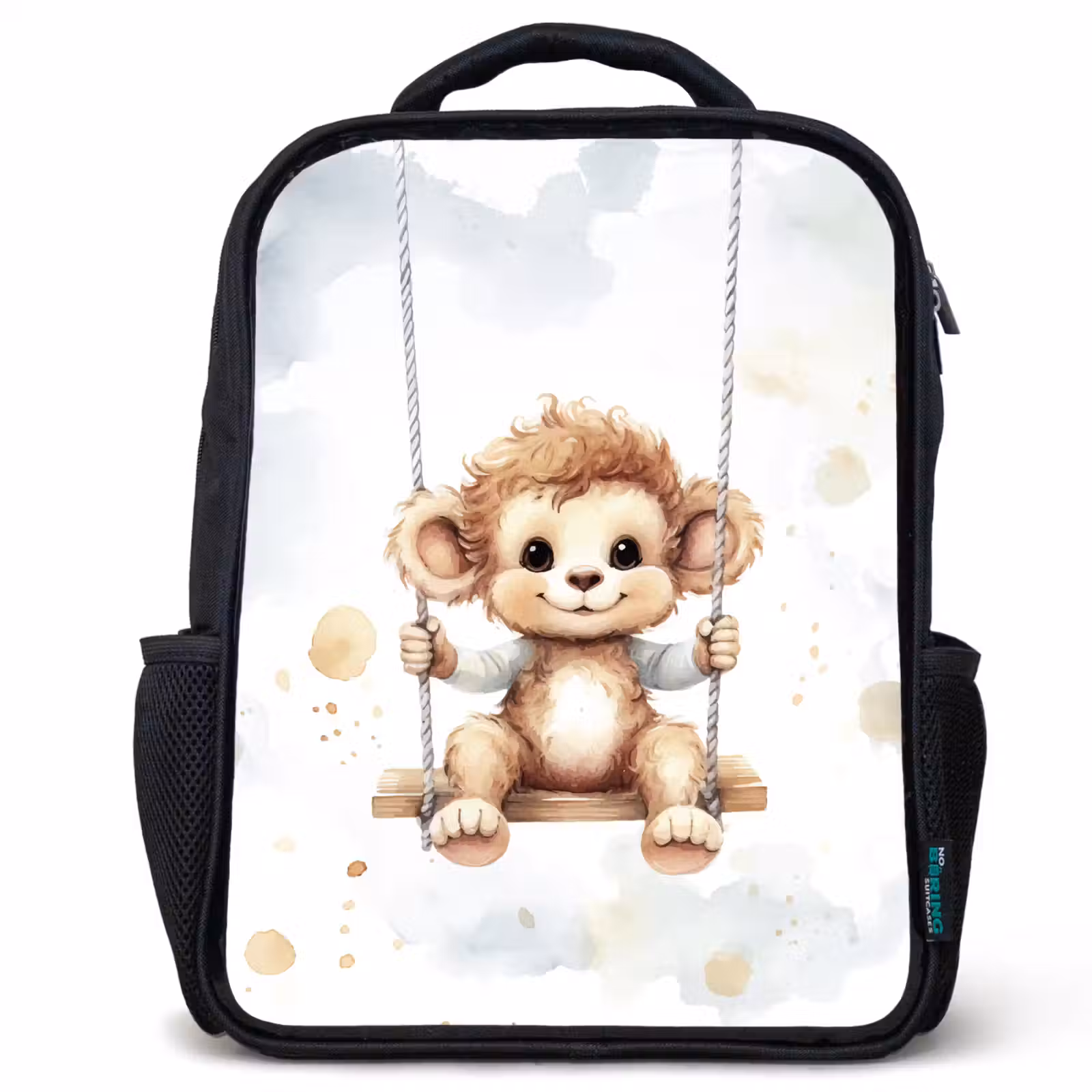 Kinderrucksack - Schwarz - Affe - Tier - Kinder — 1