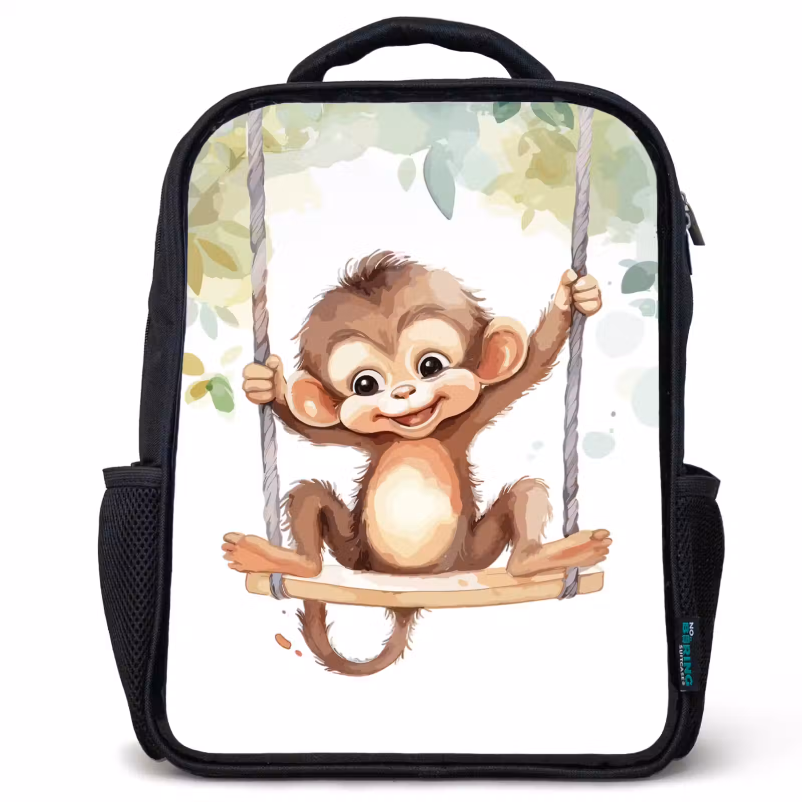 Kinderrucksack - Schwarz - Affe - Tier - Kinder - Dschungel — 1