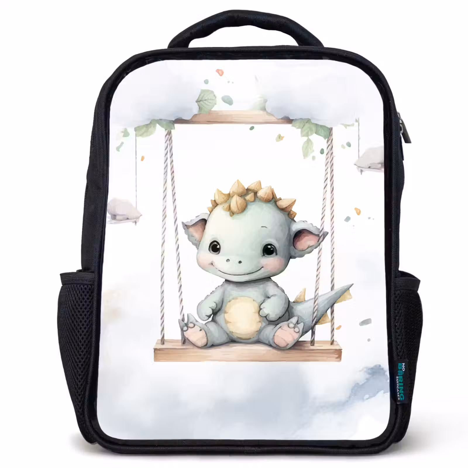 Kinderrucksack - Schwarz - Drache - Tierbaby - Kinder — 1
