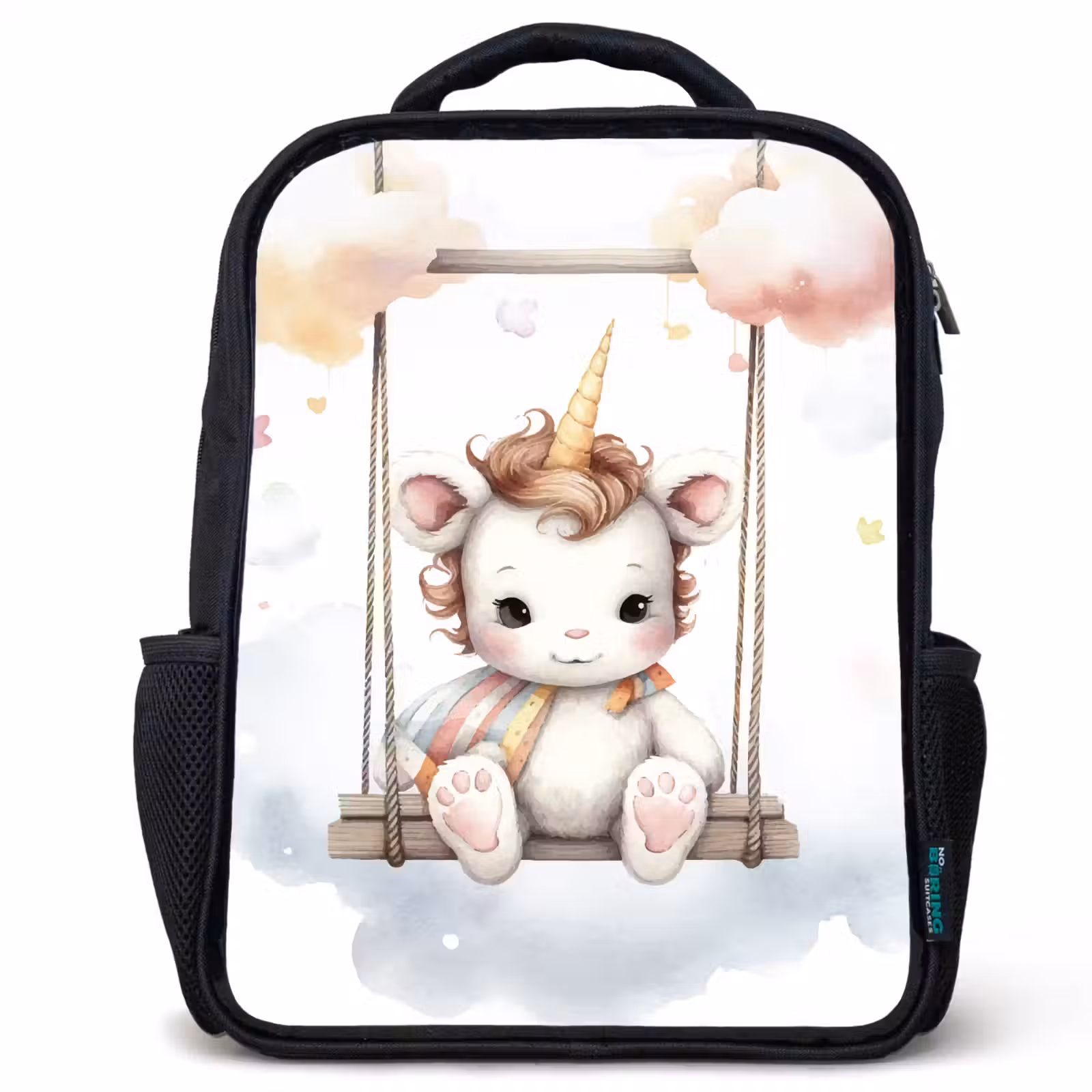 Kinderrucksack - Schwarz - Einhorn - Tier - Kinder - Einhorn — 1
