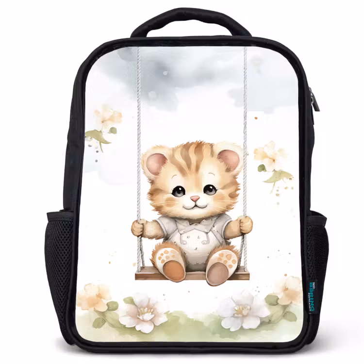 Kinderrucksack - Schwarz - Bär - Baby - Tier - Kinder — 1