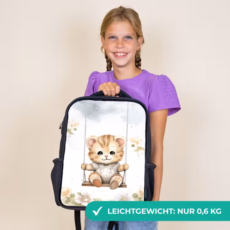 Kinderrucksack - Schwarz - Bär - Baby - Tier - Kinder — 7