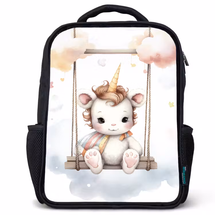Kinderrucksack - Schwarz - Einhorn - Tier - Kinder - Einhorn — 1