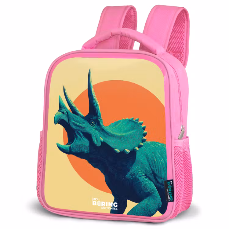 Kinderrucksack - Rosa - Dino - Triceratops - Tier — 4