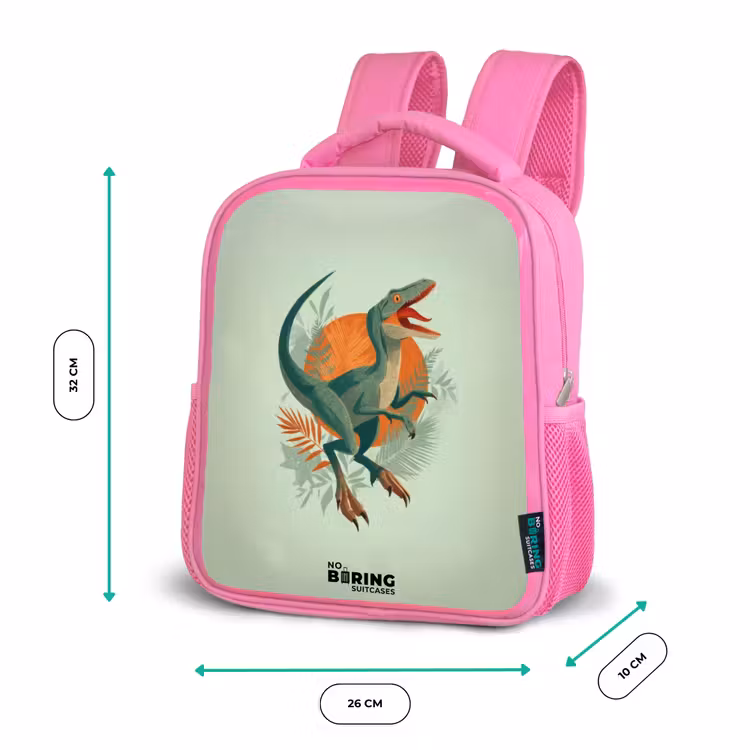 Kinderrucksack - Rosa - Tier - Dino - Natur — 2