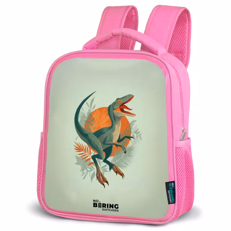 Kinderrucksack - Rosa - Tier - Dino - Natur — 4