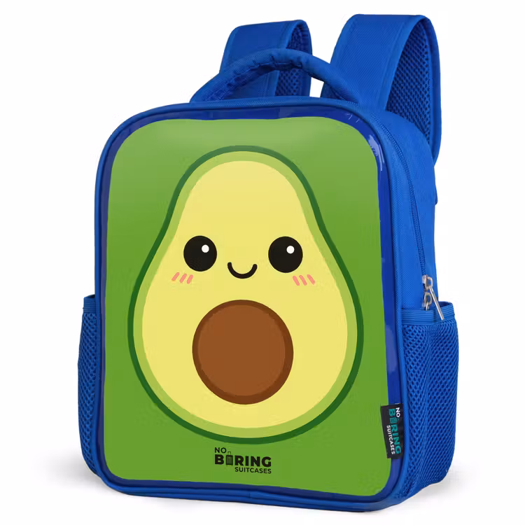 Kinderrucksack - Blau - Kawai - Avocado - Grün — 7