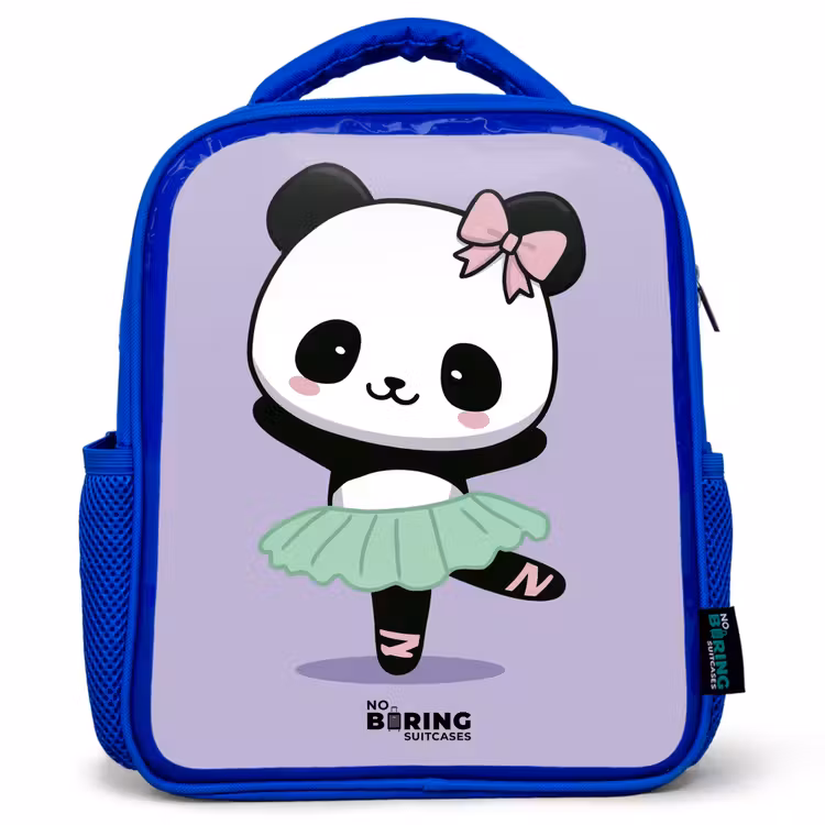 Kinderrucksack - Blau - Kawai - Ballett - Panda — 1