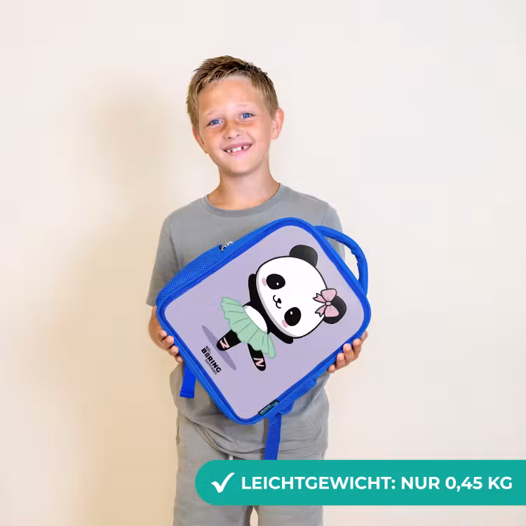 Kinderrucksack - Blau - Kawai - Ballett - Panda — 4
