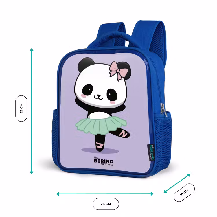 Kinderrucksack - Blau - Kawai - Ballett - Panda — 6