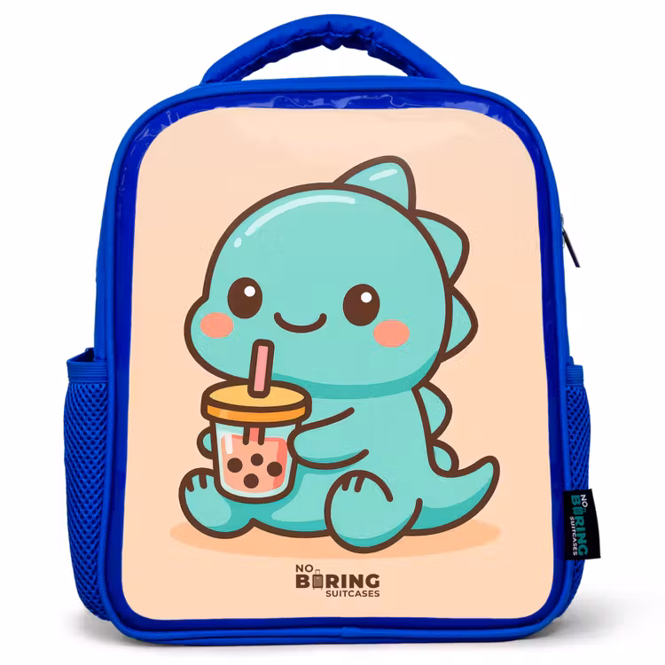 Kinderrucksack - Blau - Kawai - Dino - Bubbletea — 1