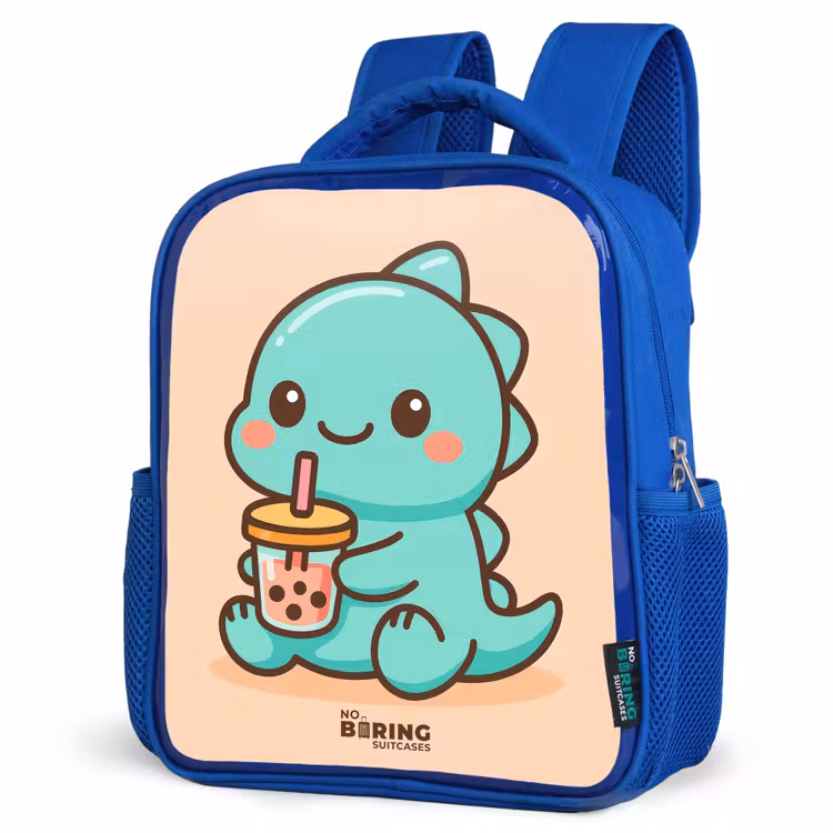 Kinderrucksack - Blau - Kawai - Dino - Bubbletea — 7
