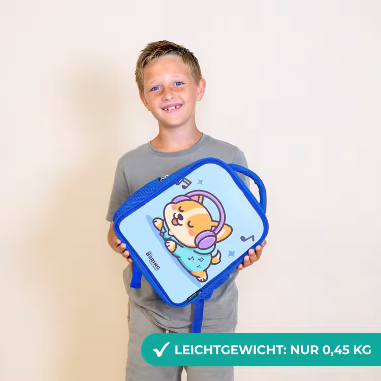 Kinderrucksack - Blau - Kawai - Hund - Musik — 4