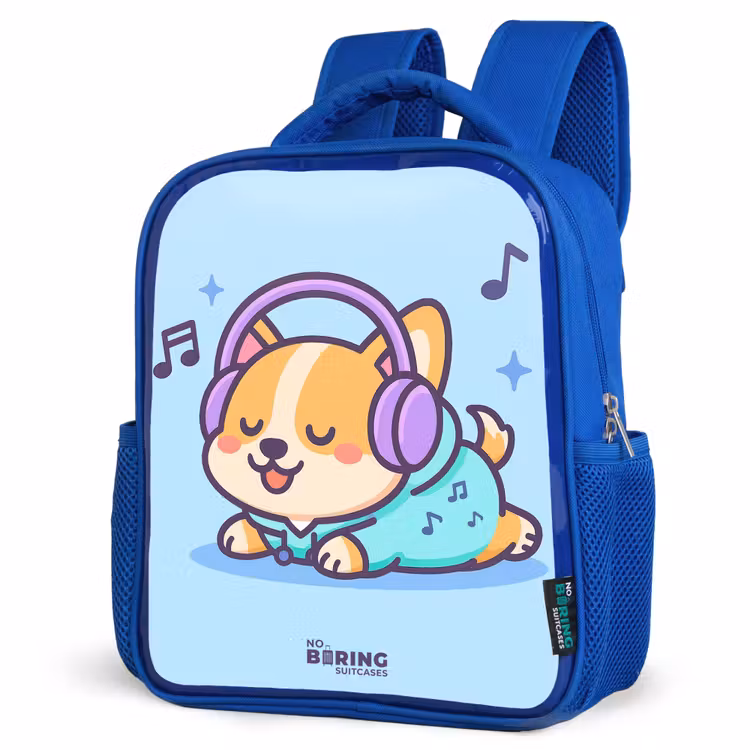 Kinderrucksack - Blau - Kawai - Hund - Musik — 7