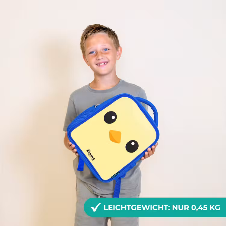 Kinderrucksack - Blau - Kawai - Küken - Gelb — 4